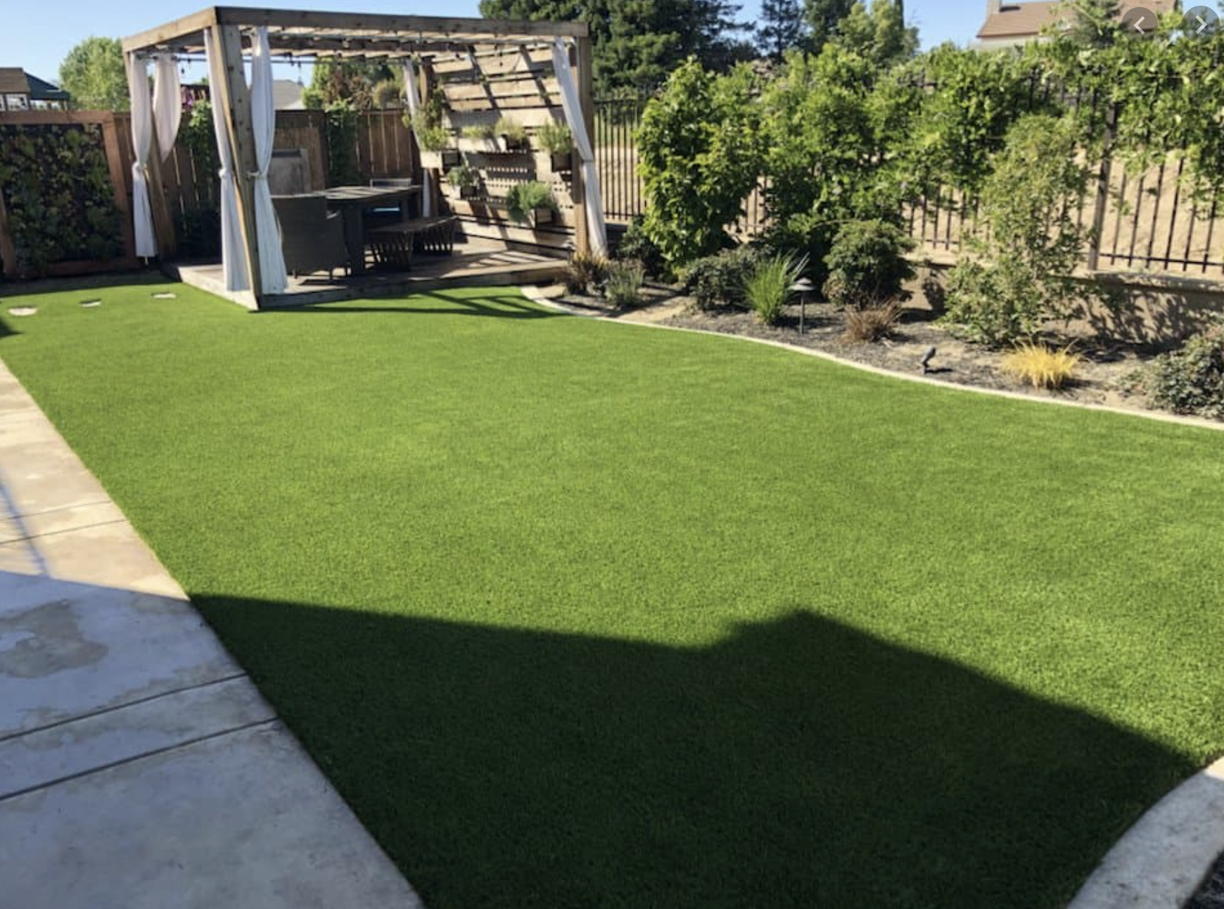 An image of artificial turf in Elk Grove, CA