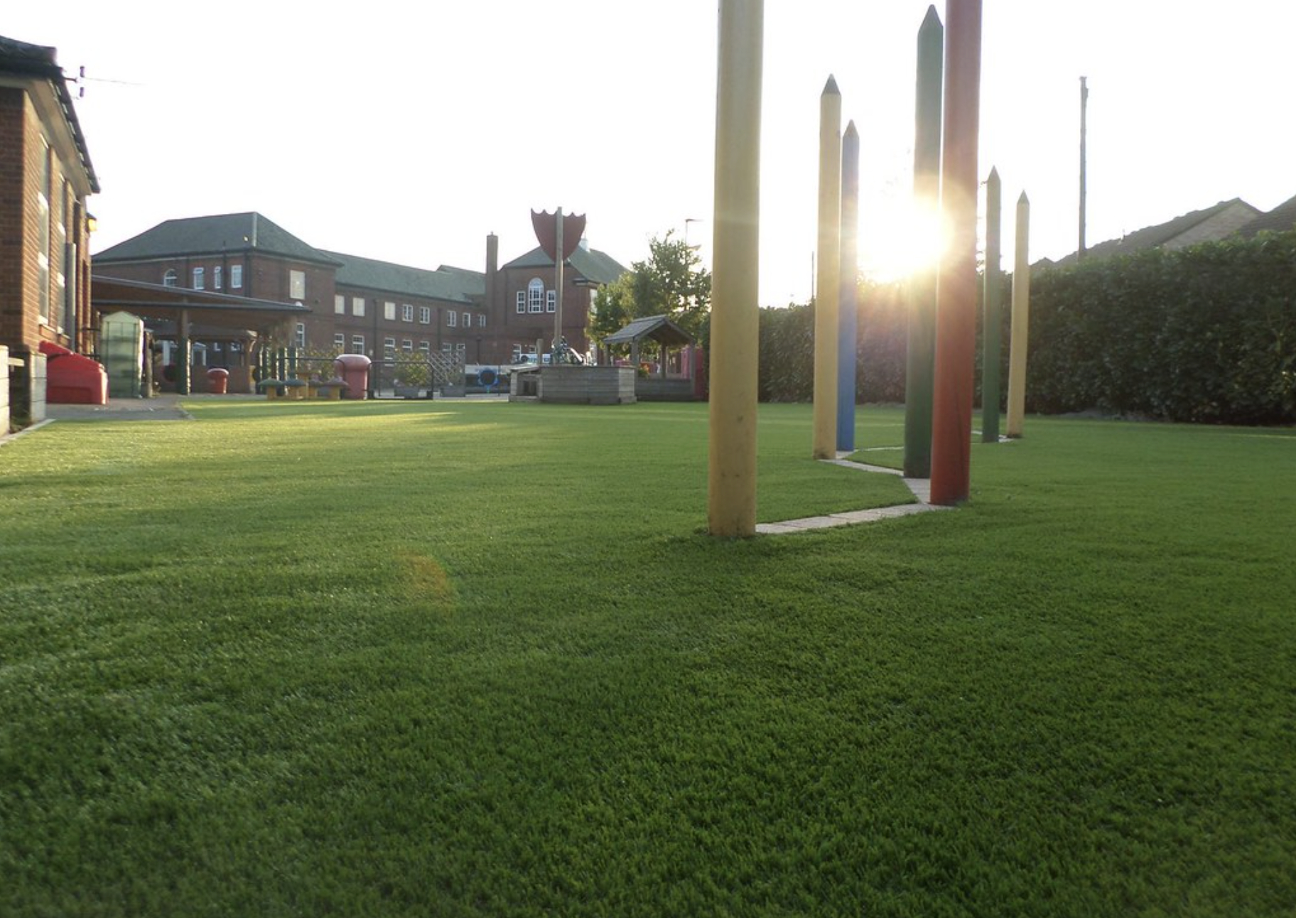 This is picture of artificial grass carpet in Rancho Cordova, CA.